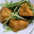 himenotti's cooksnap of when they made 簡単☆水菜と油揚げのさっと煮.