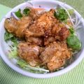 真子。's cooksnap of when they made 基本の唐揚げ.