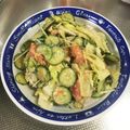 まなさん♡'s cooksnap of when they made レタスと水菜の梅マヨサラダ.