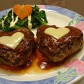 にっこりともちゃん's cooksnap of when they made ラブリーなモテ♡ハンバーグ.