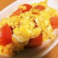 うなちゃん！'s cooksnap of when they made トマトと卵の炒め物.
