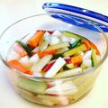 yumico26's cooksnap of when they made ゴーヤ、パプリカなどの簡単野菜のピクルス.