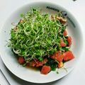 conapple's cooksnap of when they made 簡単‼ ほうれん草とトマト・ツナのサラダ.