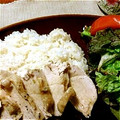 あやさくらい's cooksnap of when they made 炊飯器で簡単♪カオマンガイゆず胡椒ソース.