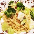 ☆yukinko's cooksnap of when they made イカ☆ブロコリ♪ペペロンチーノ★.
