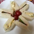 にいさんぽ's cooksnap of when they made 〜サンドイッチ〜flower風.