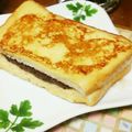ぴょん吉Cafe's cooksnap of when they made 大好き！フレンチトースト風小倉サンド♪.