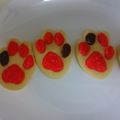 もちっこ橙色's cooksnap of when they made 牛乳・粉砂糖・色素で簡単アイシング♪.
