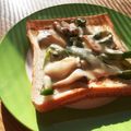 ピーマン＊'s cooksnap of when they made 和風きのこトースト♪.