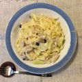 いてふ's cooksnap of when they made ブナシメジとキャベツのフィットチーネ.