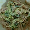 RYのチビママ's cooksnap of when they made かいわれ大根と魚肉ソーセージで簡単.