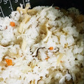 ちろなつ's cooksnap of when they made 戻した干し貝柱とえのき茸の炊き込みご飯.