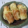トモゾー's cooksnap of when they made ロールちくわｄｅ梅肉天ぷら♪.