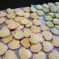 ちびまれー's cooksnap of when they made クッキーにアイシング♪.