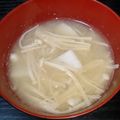 まってぃーふじん's cooksnap of when they made 里芋エノキ汁（なめこ汁風）.