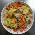 彩音ｍａｍａ's cooksnap of when they made 白菜と豚肉の紹興酒蒸し.