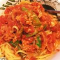 たこやき村村長's cooksnap of when they made * 贅沢！カニ蟹トマトクリームパスタ *.