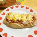 komutatata's cooksnap of when they made レンチン発酵でふっくらピザ.