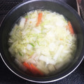 まっっきぃぃ's cooksnap of when they made 白菜とワカメの簡単スープ.