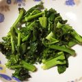 ポ〜ちゃん's cooksnap of when they made 産直農家の「のらぼう菜の素炒め 」.