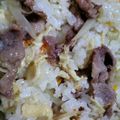 rin.maro's cooksnap of when they made 豚ごぼう混ぜご飯.