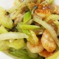 クックT9BFH1☆'s cooksnap of when they made 海老とセロリのシャッキリ塩炒め☆.