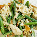 chacot's cooksnap of when they made インゲンとササミの白ごまマヨネーズ和え.