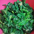 もちっこ橙色's cooksnap of when they made 簡単♪美味しい ほうれん草のごま和え.