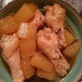 凛星菜Mama♡'s cooksnap of when they made 手羽元と大根の煮物.