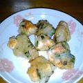 rikoko17's cooksnap of when they made レンジで簡単★中華風★海老入りれんこん餅.
