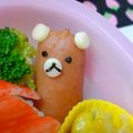まるごーる's cooksnap of when they made くまさんウインナぁ〜　＊キャラ弁＊.