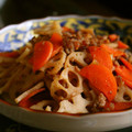 haruku221's cooksnap of when they made 簡単！れんこんと挽肉のきんぴら.
