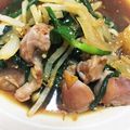 ゆきマリ's cooksnap of when they made 美味　簡単　安価　居酒屋風のニラズリ炒め.