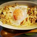 ryocota's cooksnap of when they made シャキシャキキャベツの♡ 巣ごもり卵.