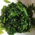 惟緒凛's cooksnap of when they made ほうれん草ナムル.