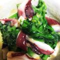 55あきぱっくん's cooksnap of when they made 京風★菜の花とイカの辛子酢味噌和え.