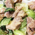 ゆいっぴぴ's cooksnap of when they made 簡単 青菜と鳥もも肉のマヨ炒め.