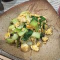 handm2015's cooksnap of when they made 超簡単＆時短☆チンゲン菜＆卵の甘辛炒め♪.