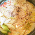KimiキラMiku's cooksnap of when they made 簡単にとんこつ風鍋.