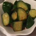 まる達's cooksnap of when they made キュウリの甘辛中華風漬物.