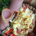 まきりーん's cooksnap of when they made かにかまマヨ焼き 簡単弁当おかず.