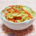 まあまま☆0403's cooksnap of when they made 簡単♬キャベツと人参の梅マヨサラダ.