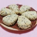まあまま☆0403's cooksnap of when they made 塩麹入りおからスコーン**黒ごま**.