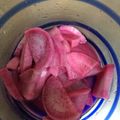 すみこの弟子's cooksnap of when they made 手抜き紅大根の甘酢漬け.