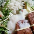 かぴーな's cooksnap of when they made おうちでカフェランチ♪アボカドスパム丼.
