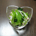 ろっしふみ's cooksnap of when they made 三つ葉とかまぼこのさっと柚子胡椒和え✿.