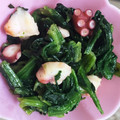 コロどろっぷ's cooksnap of when they made たことほうれん草のにんにく炒め.