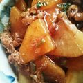 fm04's cooksnap of when they made 牛肉と大根のピリ辛炒め✾.