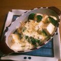 にんにく味's cooksnap of when they made 簡単♪豆腐とブロッコリーのマヨチーズ焼き.
