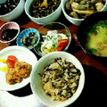 cocoりえ's cooksnap of when they made 具だくさん!ひじきと豚肉の炊き込みご飯♪.